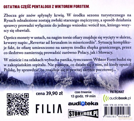 Zerwa. Seria z komisarzem Forstem (Tom 5) - Remigiusz Mróz [AUDIOBOOK]