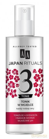 AA Japan Rituals 3 Tone Tonik w mgiełce - każdy rodzaj cery 200ml