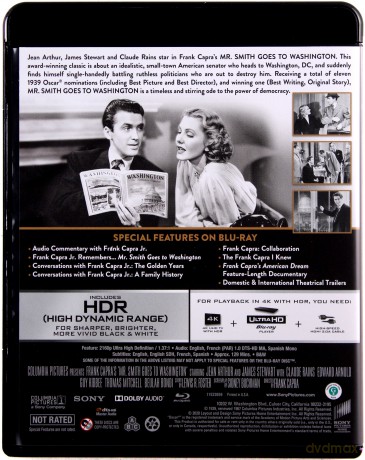 Mr. Smith Goes to Washington (Pan Smith jedzie do Waszyngtonu) [Blu-Ray 4K]+[Blu-Ray]