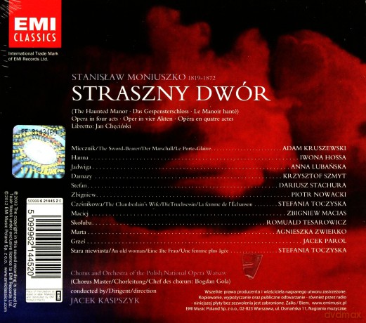 Artyści Teatru Wielkiego W Warszawie: Straszny Dwor (Standard) [2CD]