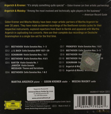 Martha Argerich: The Collection 5 - Complete Duo Recordings [13CD]