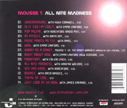Mousse T.: All Nite Madness [CD]