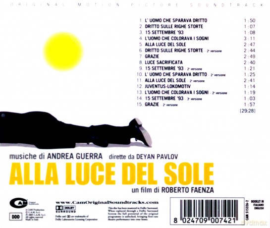 Andrea Guerra: Alla Luce Del Sole [CD]