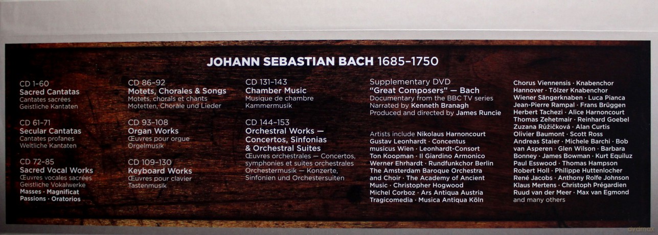 The Complete Bach Edition (Nikolaus Harnoncourt / Ton Koopman) [BOX] [153CD]+[DVD]
