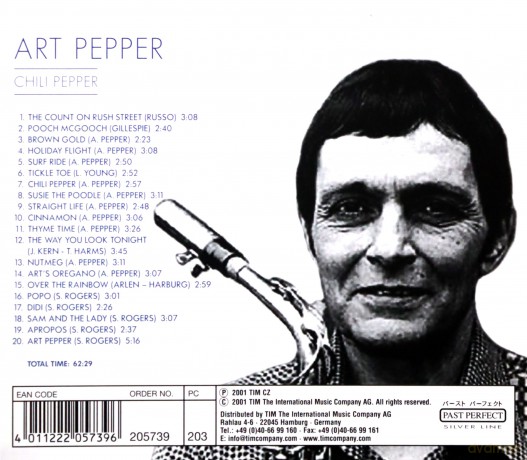Art Pepper: Art Pepper - Chili Peper [CD]