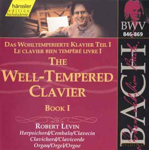 Johann Sebastian Bach: Bach: The Well-Tempered Clavier, Book I, Bwv 846-869 /levin [2CD]
