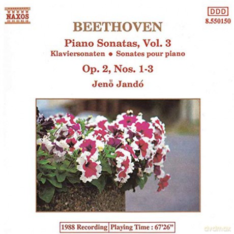 Ludwig Van Beethoven: Beehoven: Piano Sonatas Vol. 3 - Op. 2, Nos. 1-3 [CD]