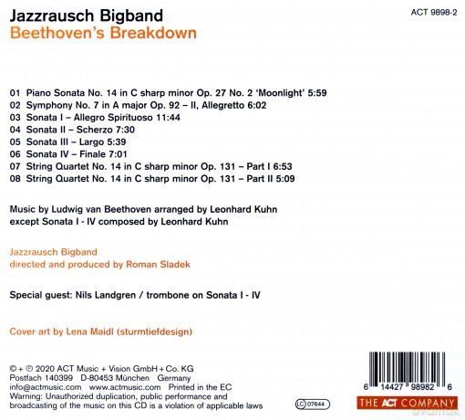 Jazzrausch Bigband: Beethoven''s Breakdown [CD]