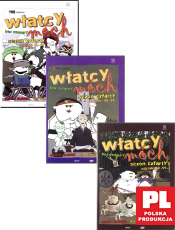 Włatcy Móch sezon 4 odcinki 40-54 Pakiet [3DVD]