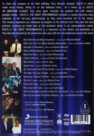 Tony Bennett: Duets II: The Great Performances [DVD]