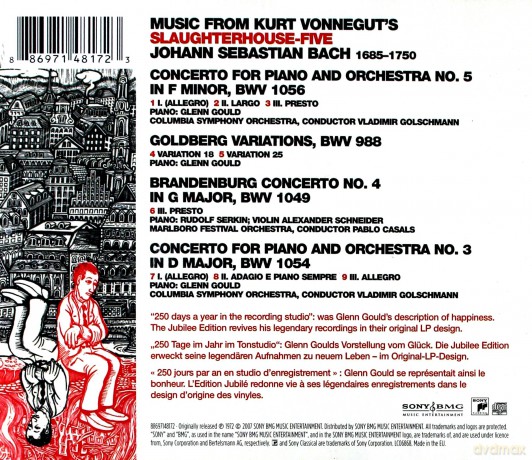 Glenn Gould: Music from Kurt Vonnegut's Slaughterhouse-Five [CD]