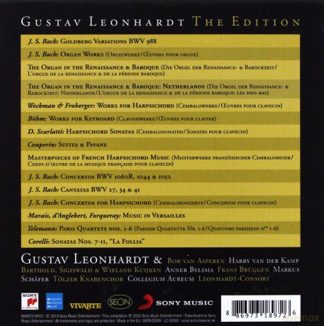 Gustav Leonhardt: Gustav Leonhardt - The Edition [15CD]