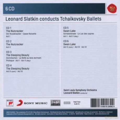 Leonard Slatkin: Leonard Slatkin conducts Tchaikovsky Ballets [6CD]