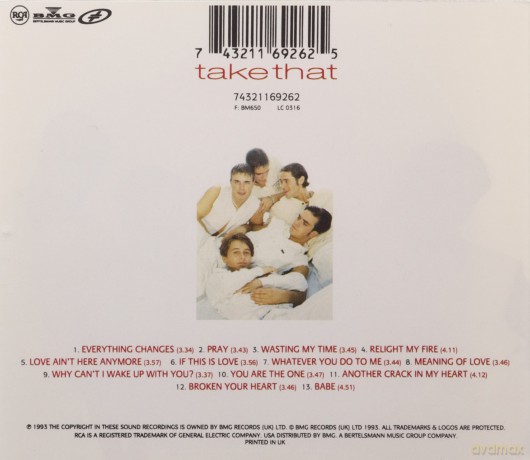 Take That: Everything Changes [CD]