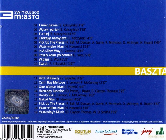 Baszta: Swingujące Trójmiasto [CD]