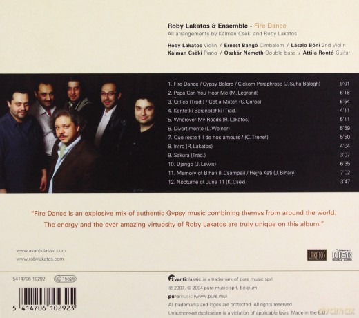 Roby Lakatos: Fire Dance [CD]