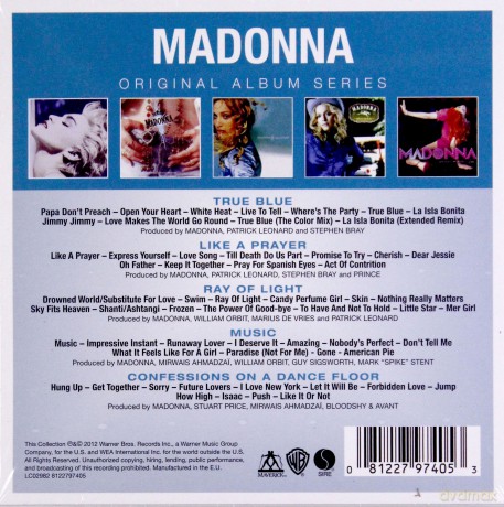 Madonna: Original Album Series [5CD]
