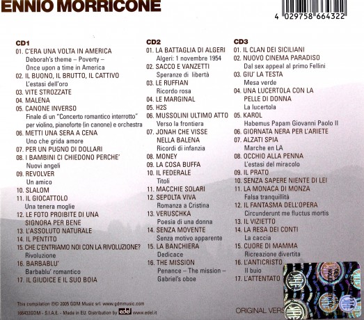 Ennio Morricone: Gold Edition 2 [3CD]