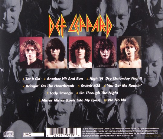 Def Leppard: High'N'Dry [CD]