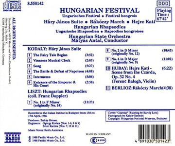 Matyas Antal: Hungarian Festival [CD]