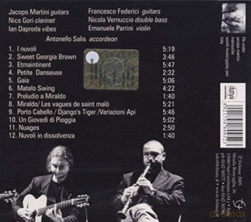 Jacopo Martini: I Nuvoli - Jazz Manouche [CD]