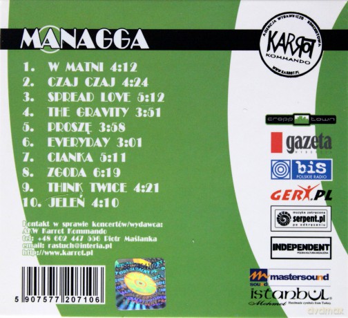 Managga: Czaj Czaj (digipack) [CD]