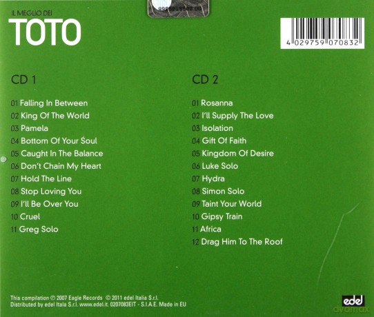 Toto: Il Meglio Dei Toto [2CD]