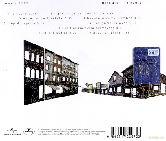 Franco Battiato: Il Vuoto [CD]