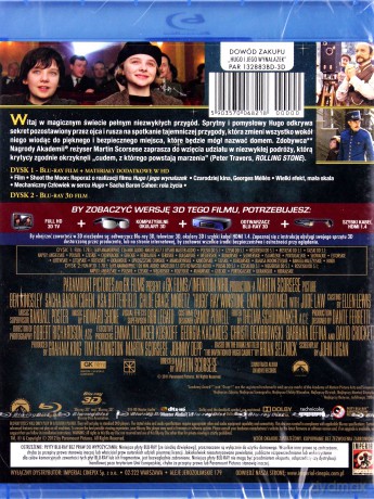Hugo i jego wynalazek 3D [Blu-Ray 3D]+[Blu-Ray]