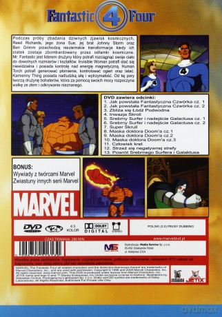 Fantastyczna Czwórka sezon 1 [2DVD]