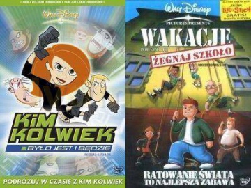Kim Kolwiek: Było, jest i będzie / Wakacje: Żegnaj szkoło [2DVD] (Disney)