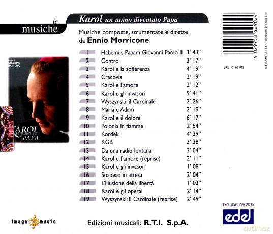 Ennio Morricone: Karol Un Uomo Diventa [CD]