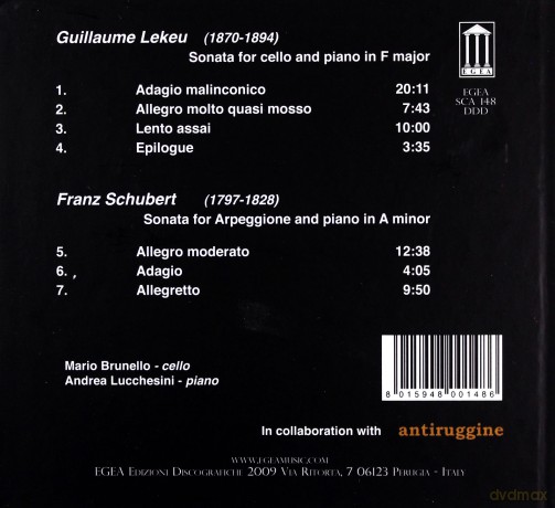 Mario Brunello: Lekeu-Schubert [CD]