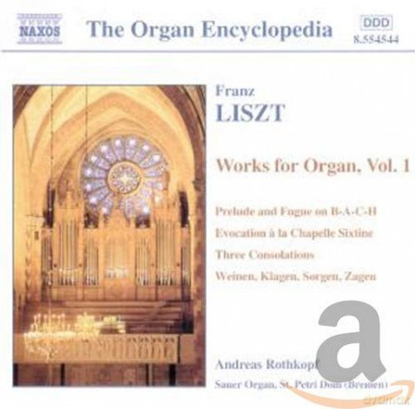 F. Liszt: Liszt: Works for Organ, Vol. 1 [CD]