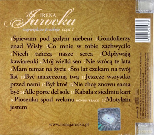 Irena Jarocka: Największe przeboje cz. 1 [CD]