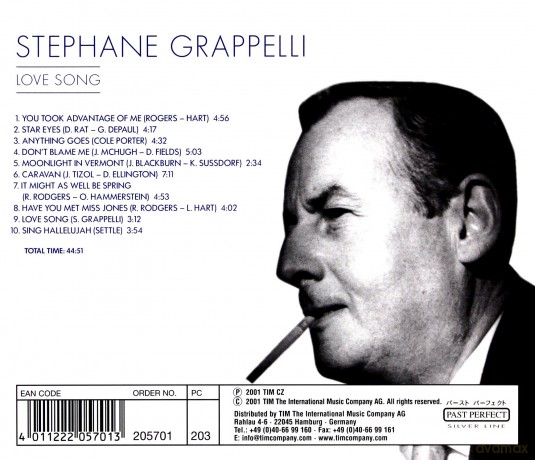 Stephane Grappelli: Love Songs [CD]