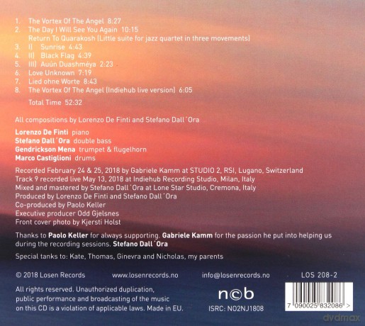 Lorenzo De Finti Qrt: Love Unknown [CD]