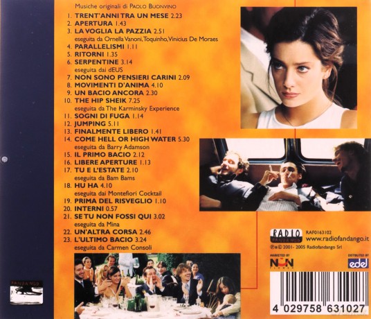 Paolo Buonvino: l'ultimo Bacio [CD]