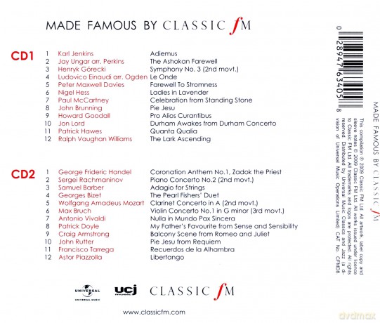Made Famous by Classic Fm [2CD]