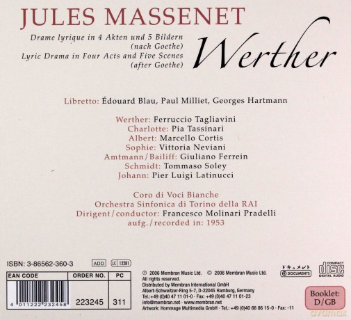 Jules Massenet: Massenet: Werther [2CD]
