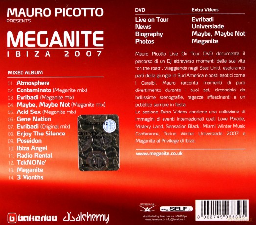 Mauro Picotto: Meganite Ibiza 2007 [CD]