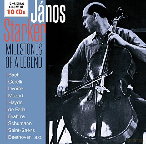 Janos Starker: Milestones Of A Legend-12 Original Albums [10CD]