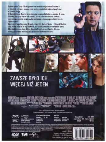 Dziedzictwo Bourne'a (booklet) [DVD]