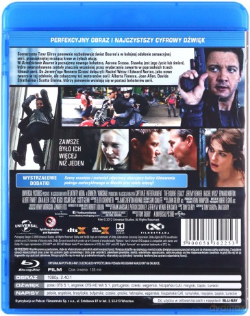 Dziedzictwo Bourne'a [Blu-Ray]
