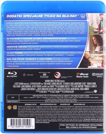 Strasznie głośno, niesamowicie blisko [Blu-Ray]