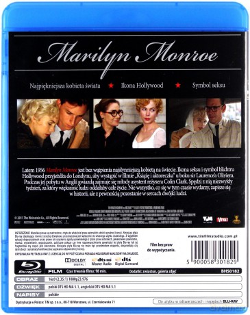 Mój tydzień z Marilyn [Blu-Ray]