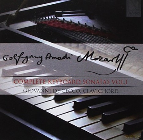 De Cecco Giovanni: Mozart: Complete Keyboard Sonatas Vol. 1 [CD]