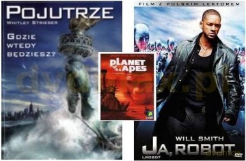 SCI-FI: Planeta małp / Pojutrze / Ja, robot BOX [3DVD]