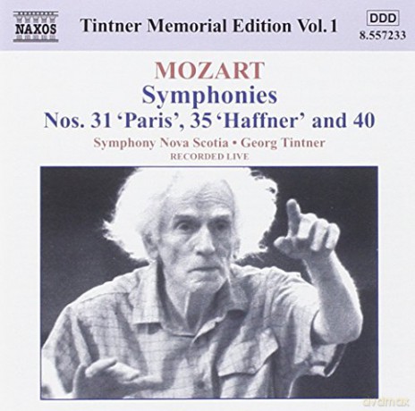Wolfgang Amadeus Mozart: Mozart: Symphonies Nos. 31, 35 and 40, Tintner Memorial Edition, Vol. 1 [CD]