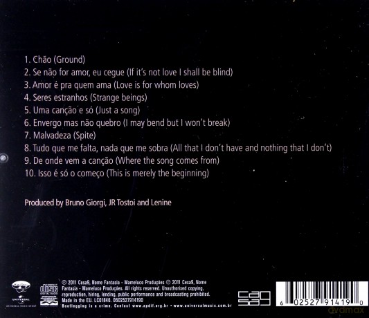 Lenine: Chao [CD]